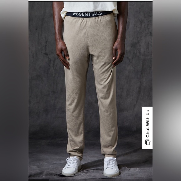 Fear of God Essentials Essentials Tan Lounge Pants size M - Picture 2 of 8